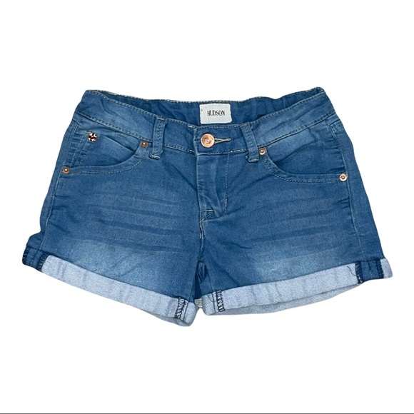 Adjustable Waistband Jean Shorts 
